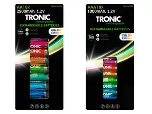 TRONIC® Akku Ni-MH Ready 2 Use Color 8tlg.