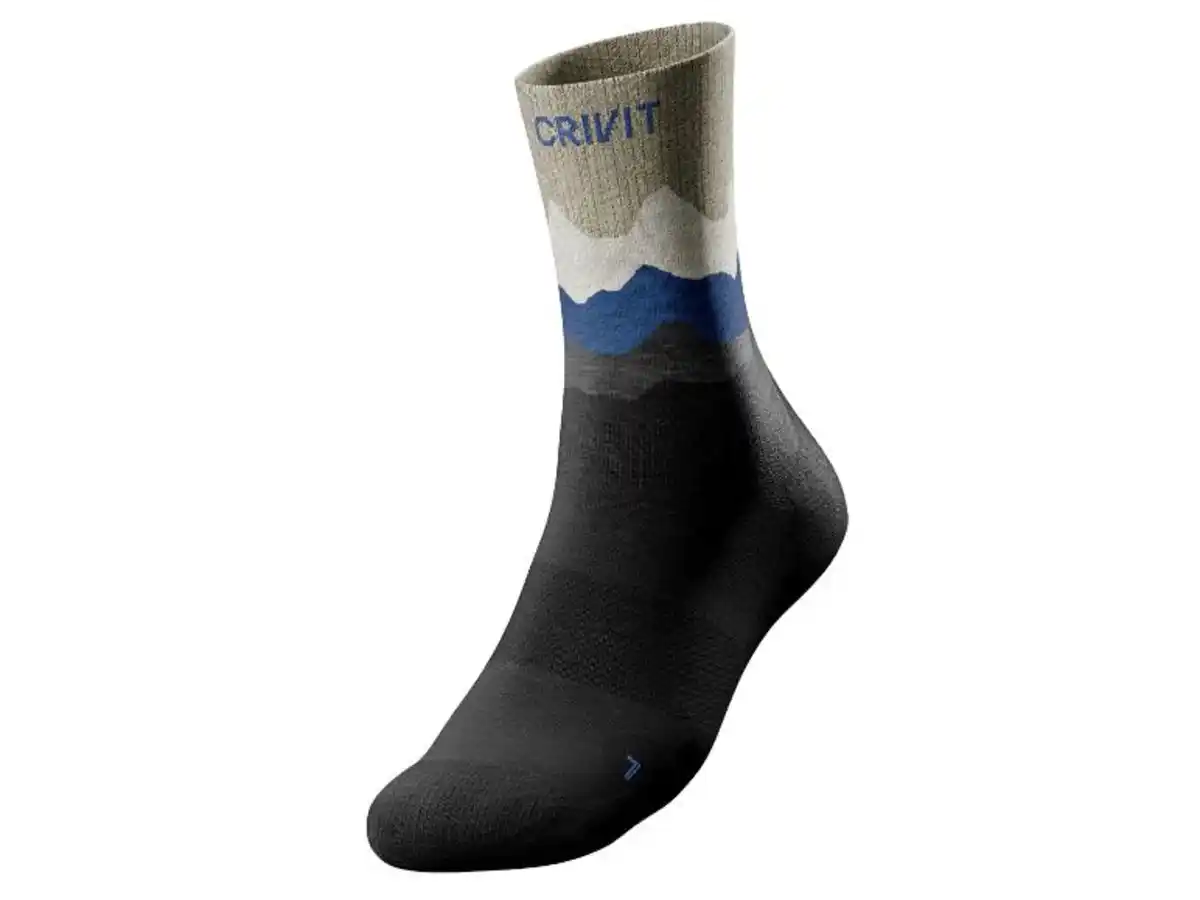 Bild 4 von CRIVIT Herren Outdoorsocken, 2 Paar, optimale Passform