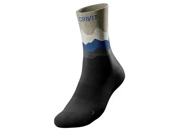 Bild 4 von CRIVIT Herren Outdoorsocken, 2 Paar, optimale Passform