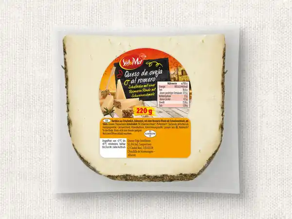 Bild 1 von Sol & Mar Schafskäse mit Rosmarin-Rinde,  220 g