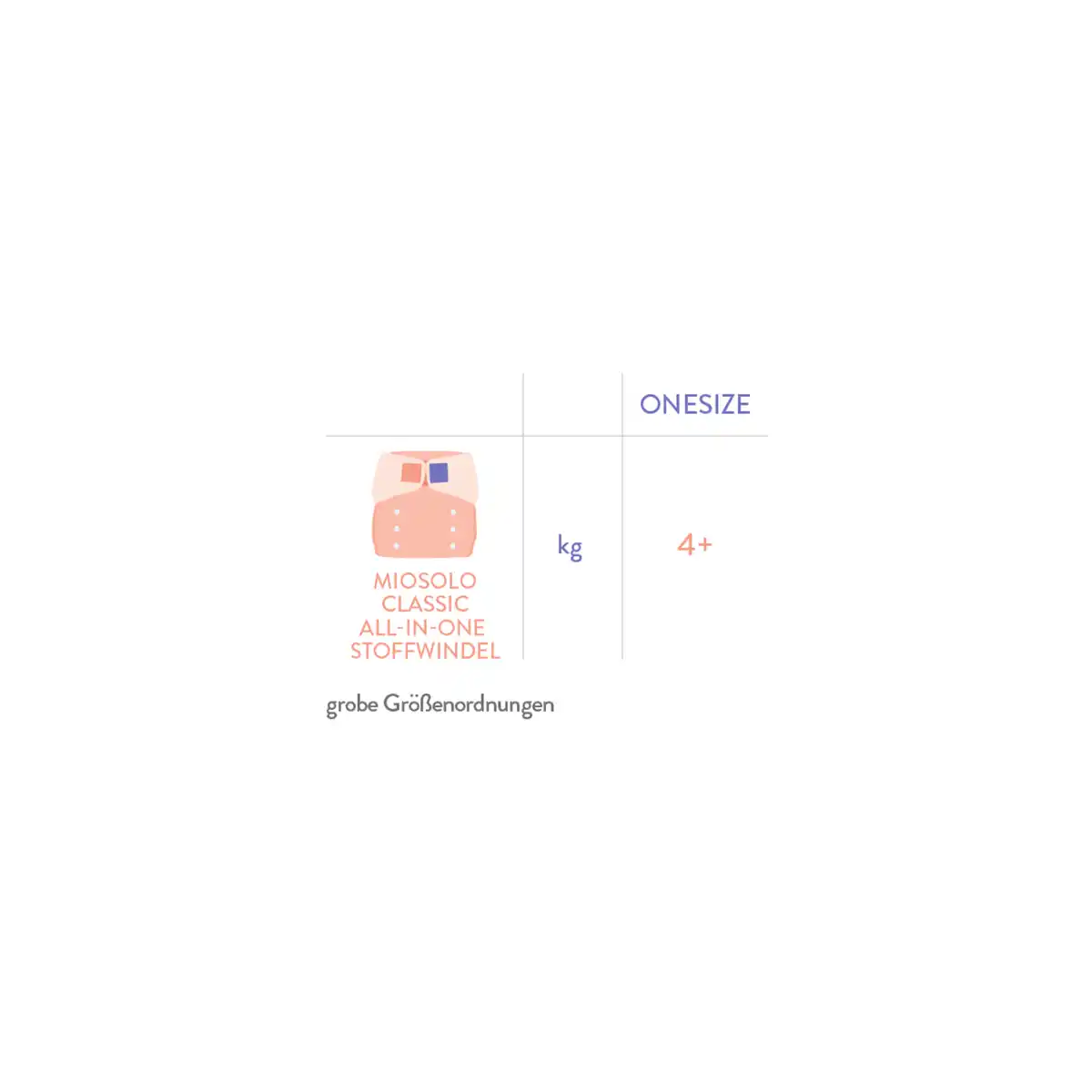 Bild 4 von bambino mio miosolo classic All-in-One Stoffwindel Verträumte Giraffe