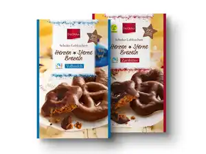 Favorina Schoko-Lebkuchen Herzen Sterne Brezeln,  500 g