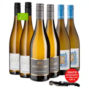 Weinset Weißwein Grauburgunder, 3-er Set, trocken 6x0,75l