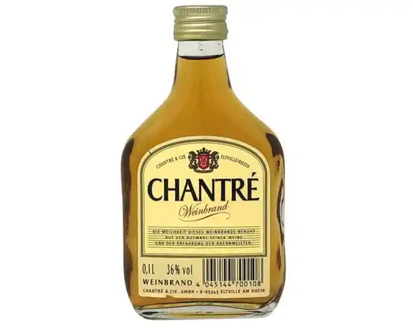 Bild 1 von Chantré Weinbrand 36 % Vol. 0,1 Liter