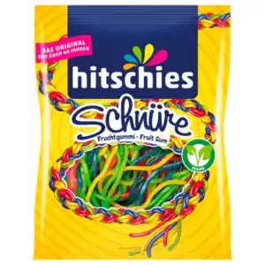 Hitschies Fruchtgummi-Schnüre 4 Farben 125g