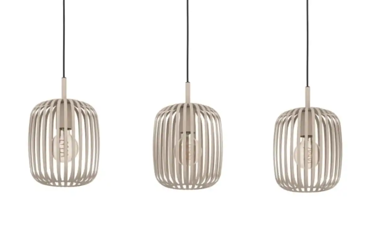 Bild 3 von Pendelleuchte Romazzina, 3-flammig, sand, 90 cm