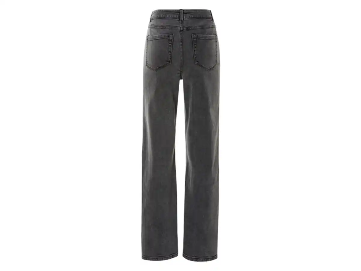 Bild 3 von esmara® Damen Jeans, Wide Leg, hohe Leibhöhe