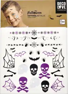 IDEENWELT Halloween Tattoos, sortiert