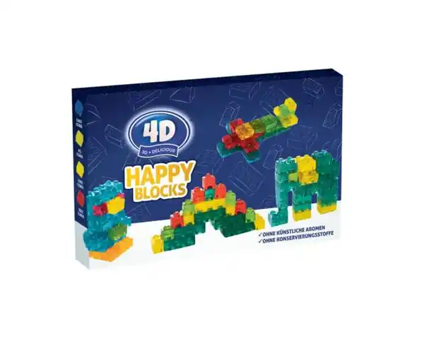 Bild 1 von Happy Blocks 4D Fruchtgummi 100g