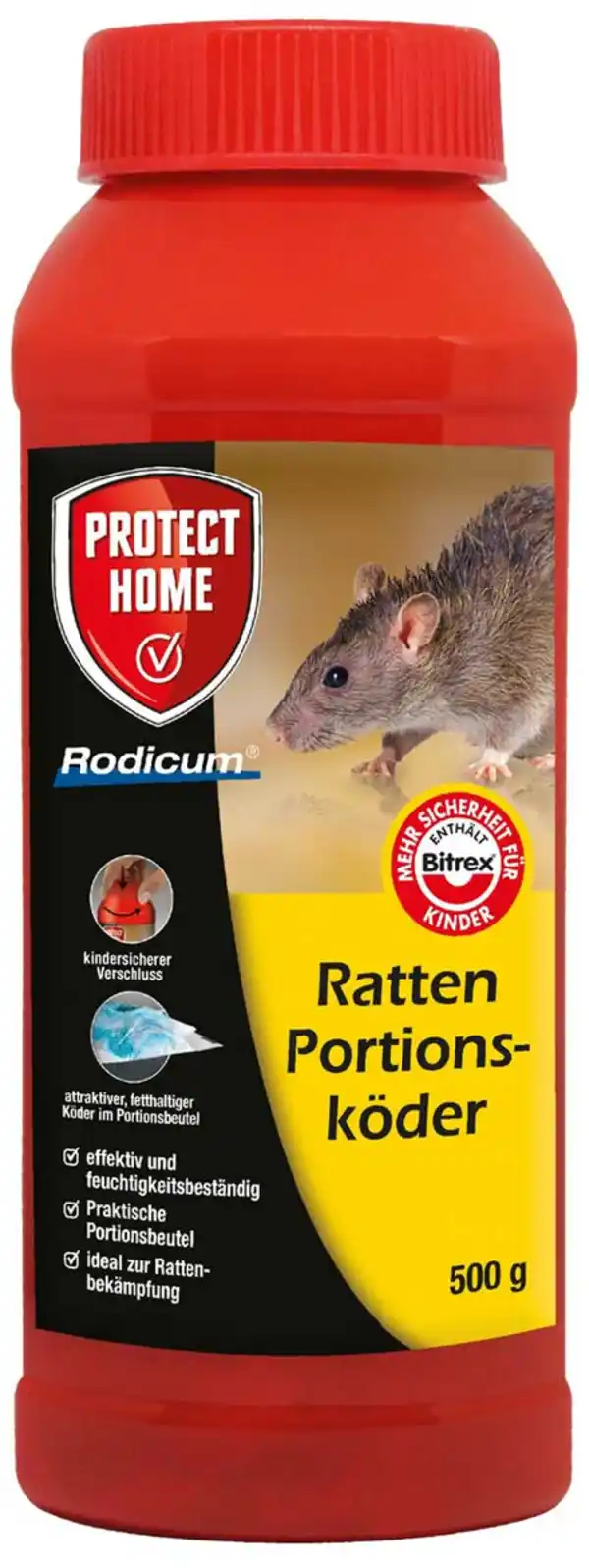 Bild 1 von Protect Home Rodicum Ratten Portionsköder 500 g