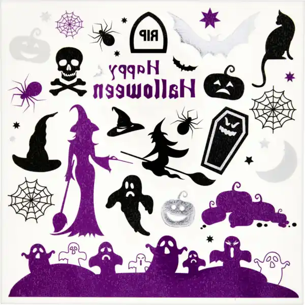 Bild 2 von IDEENWELT Halloween Tattoos, sortiert