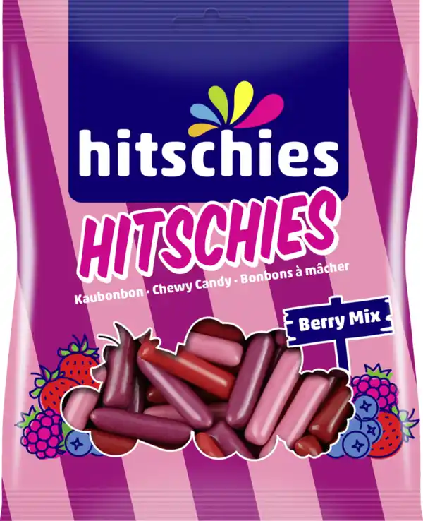 Bild 1 von hitschies Wild Berry Kaubonbon, 125 g