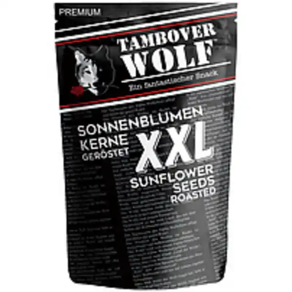 Bild 1 von Schwarze Sonnenblumenkerne "Tambover Wolf" XXL in Schale, ge...