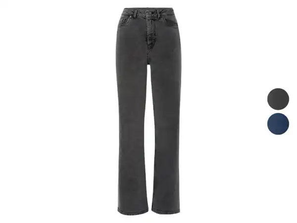 Bild 1 von esmara® Damen Jeans, Wide Leg, hohe Leibhöhe