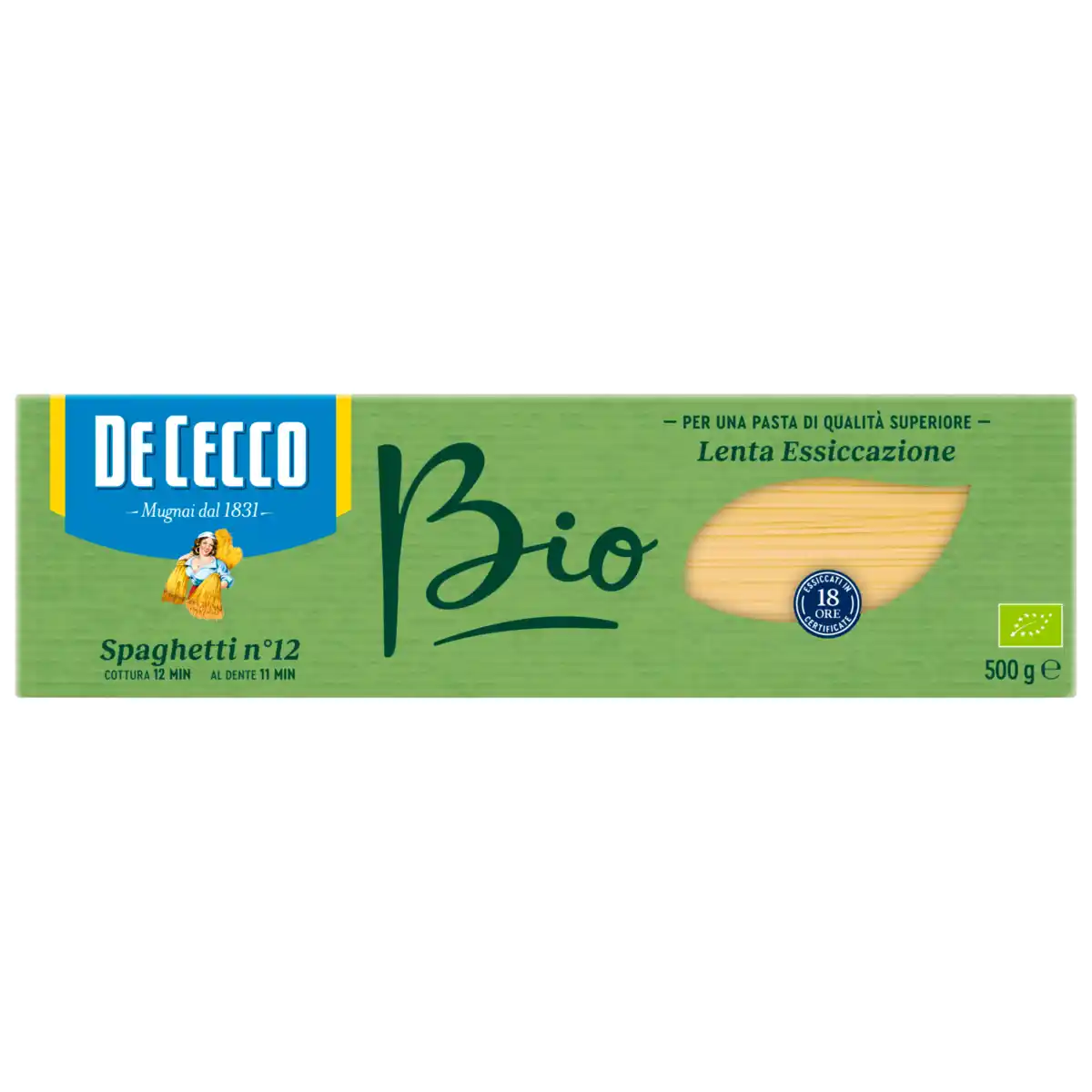 Bild 1 von De Cecco Bio Spaghetti Nr. 12 500g