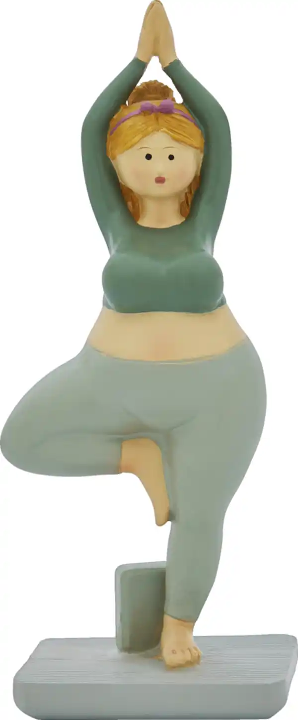 Bild 1 von IDEENWELT Deko-Figur Yoga Dame stehend