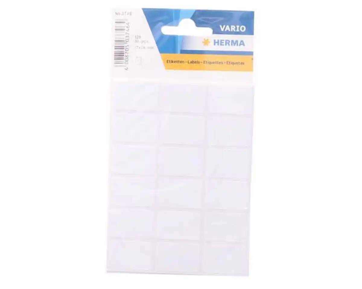 Bild 1 von Etiketten Vielzweck, weiß, 126 Stück, ca. 17x26mm