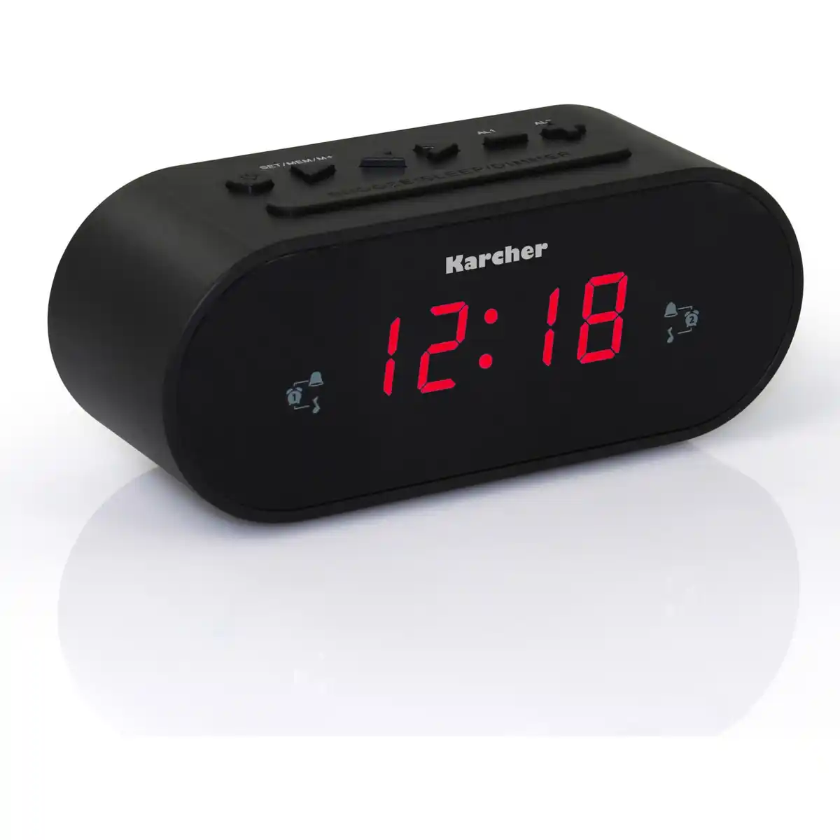 Bild 1 von Karcher UR1030 Uhrenradio mit PLL-Radio, Wecker & dimmbarer Anzeige