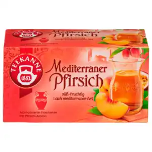 Teekanne Mediterraner Pfirsich 50g, 20 Beutel