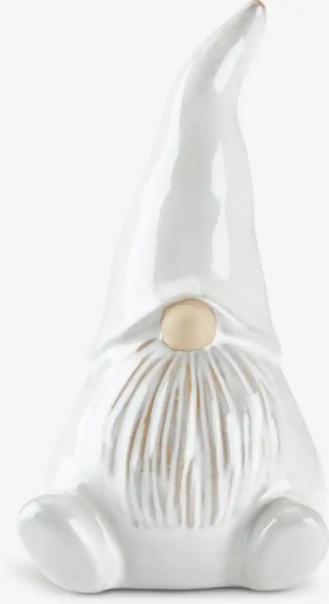 Bild 1 von Weihnachtswichtel SVALIN H18cm Steinzeug weiß