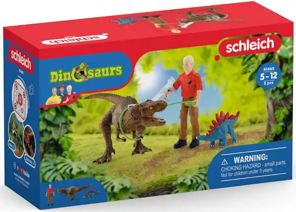 Bild 1 von Schleich® Spielfigur DINOSAURS, Tyrannosaurus Rex Angriff (41465), (Set)