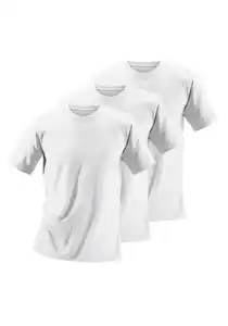 H.I.S T-Shirt (Packung, 3-tlg) aus Baumwolle perfekt als Unterziehshirt