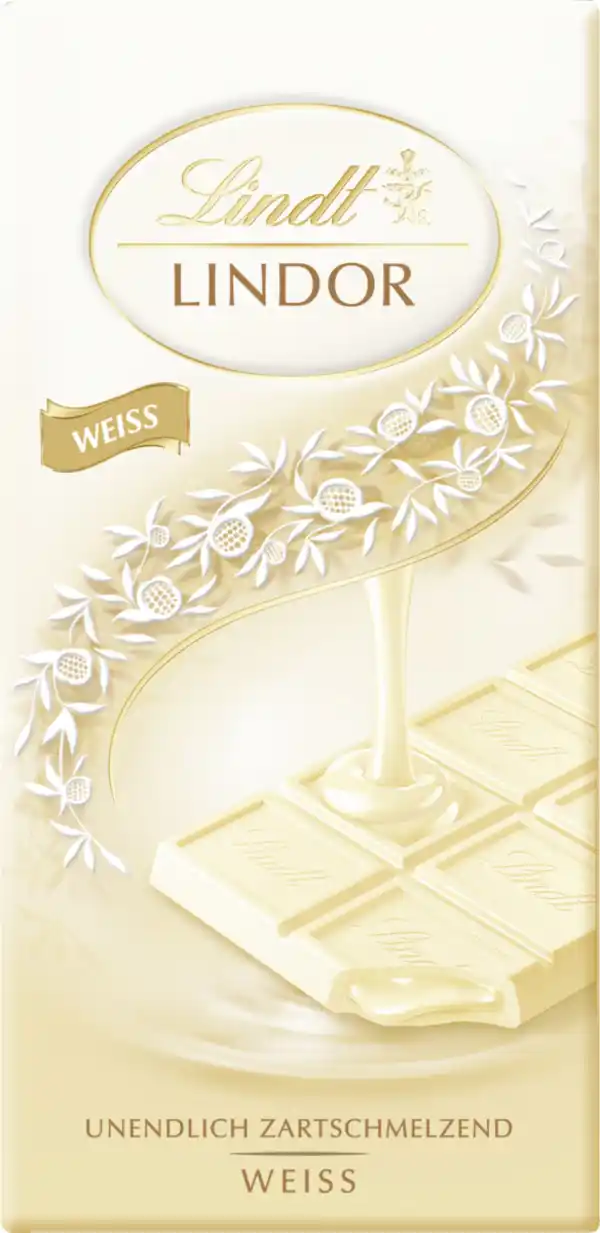 Bild 1 von Lindt Lindor Tafel Weiss, 100 g