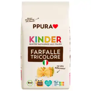 Ppura Bio Farfalle Tricolore 500g