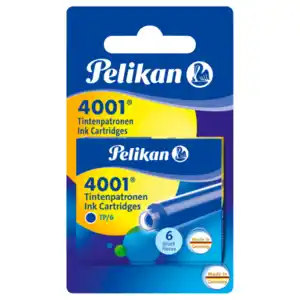 Pelikan Tintenpatronen 4001 Königsblau 2x6 Stück