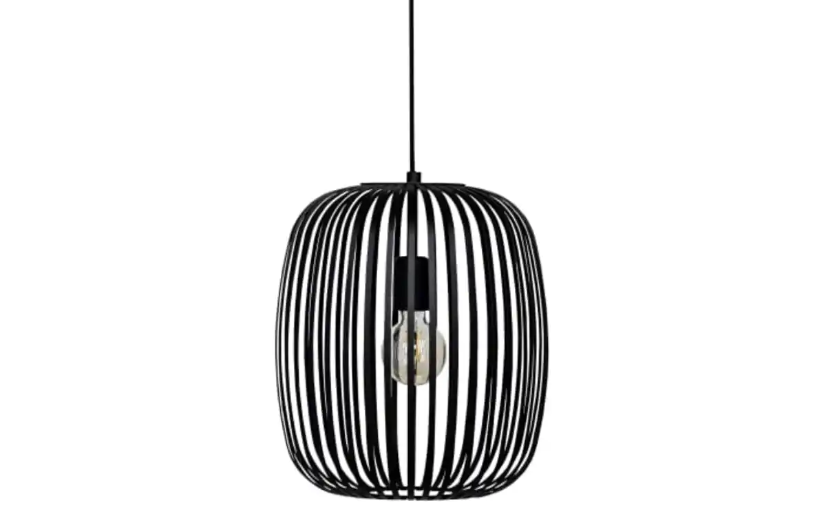 Bild 2 von Pendelleuchte Romazzina, 1-flammig, schwarz, 32,5 cm