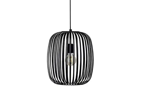 Bild 2 von Pendelleuchte Romazzina, 1-flammig, schwarz, 32,5 cm