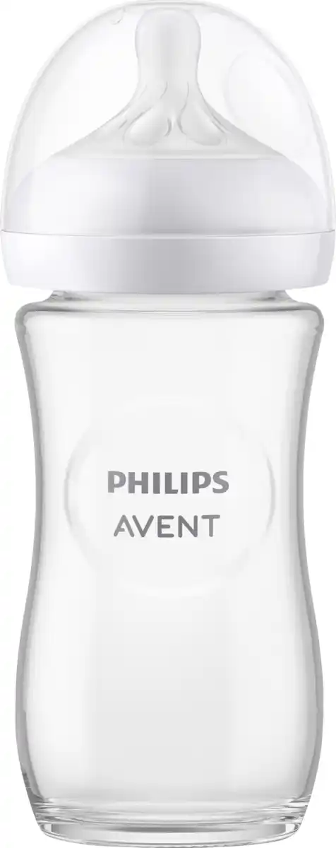 Bild 2 von PHILIPS AVENT Natural Response Babyflasche aus Glas SCY933/01, 1M+ 240ml