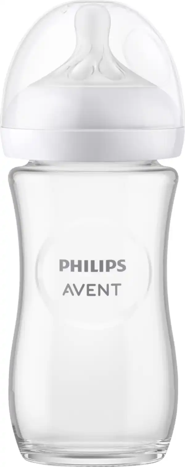 Bild 2 von PHILIPS AVENT Natural Response Babyflasche aus Glas SCY933/01, 1M+ 240ml