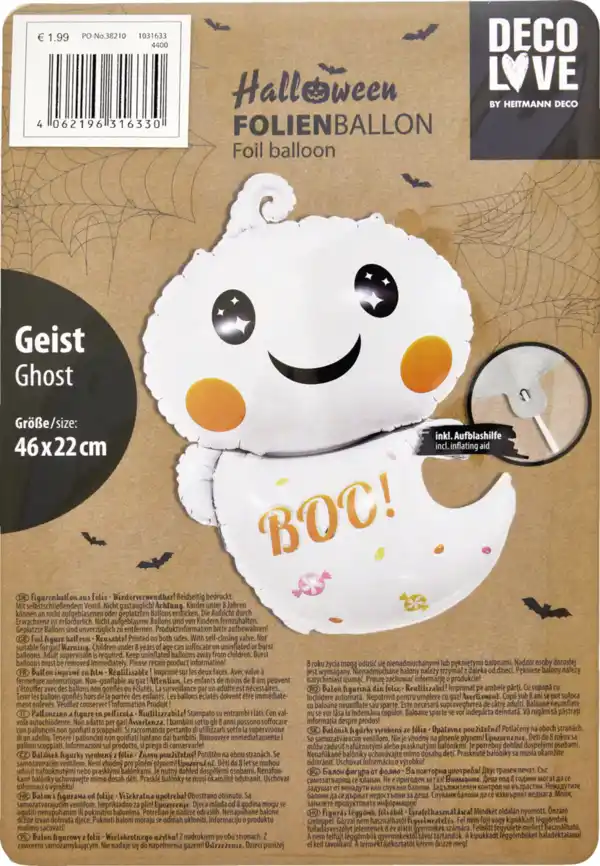 Bild 1 von IDEENWELT Geist-Ballon weiss