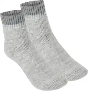 IDEENWELT Alpaka Kuschelsocken hellgrau Gr. 39-42