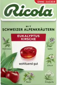 Ricola Eukalyptus-Kirsche Bonbon, 50 g