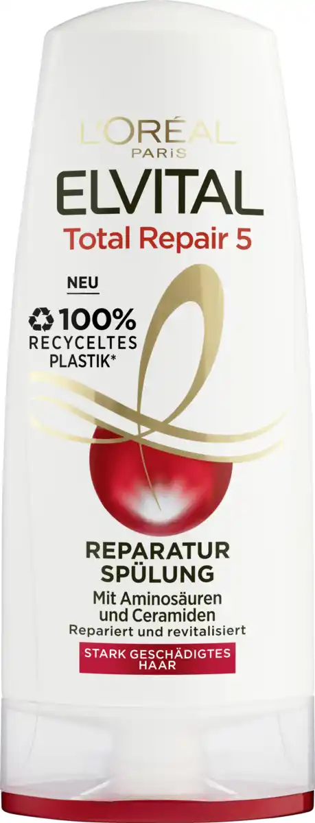 Bild 1 von L’Oréal Paris Elvital Spülung Total Repair 5 Stark Geschädigtes Haar, 250 ml