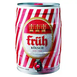 Früh Kölsch Bier 5 l Party-Fass mit Zapfhahn