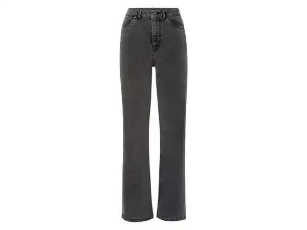 Bild 2 von esmara® Damen Jeans, Wide Leg, hohe Leibhöhe
