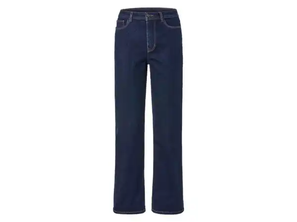 Bild 2 von esmara® Damen Jeans, Wide Leg, hohe Leibhöhe