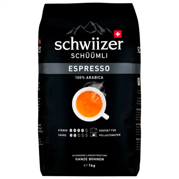 Bild 1 von Schwiizer Espresso Bohnen 1kg