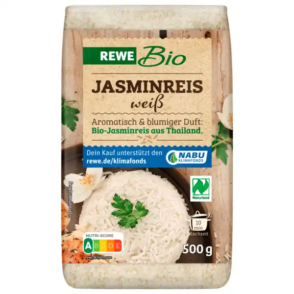 Bild 1 von REWE Bio Jasminreis weiß 500g