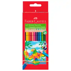 Faber-Castell Dreikant Buntstifte 12 Stück