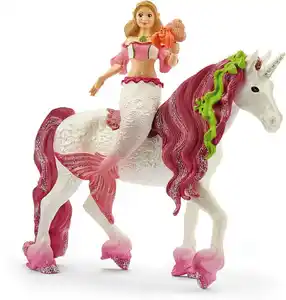 Schleich® Spielfigur BAYALA®, Meerjungfrau-Feya auf Unterwassereinhorn (70593)