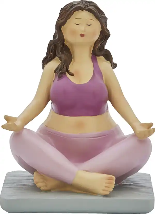 Bild 1 von IDEENWELT Deko-Figur Yoga Dame sitzend