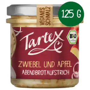 Tartex Bio Veganes Schmalz Zwiebel und Apfel 125g