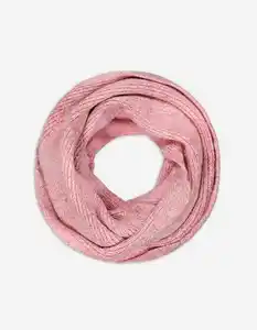 Damen Loop-Schaal - Rippstrick - pink