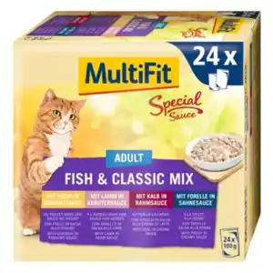 MultiFit Adult Special Sauce Fish & Classic Mix Multipack 24x100 g