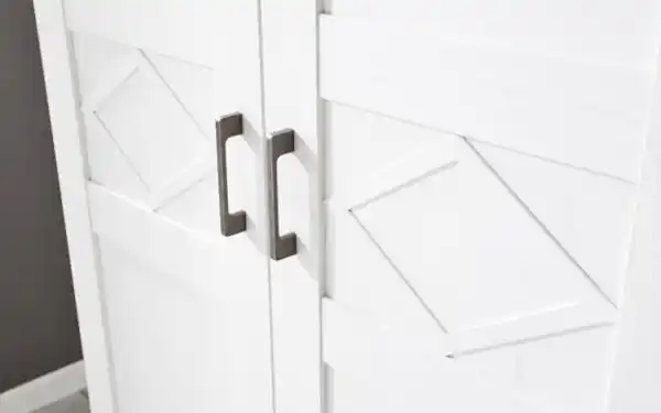 Bild 3 von Schlafzimmer Country, weiß, Absetzungen Anderson pine trüffel, 180 x 200 cm, Schrank 256 x 229 cm