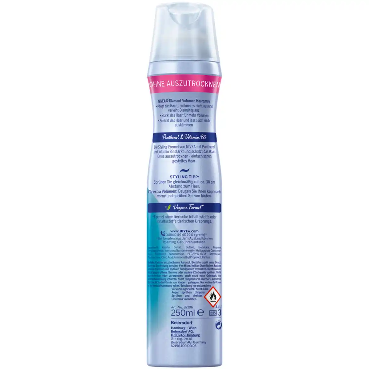 Bild 3 von NIVEA Diamant Volumen Haarspray, 250 ml